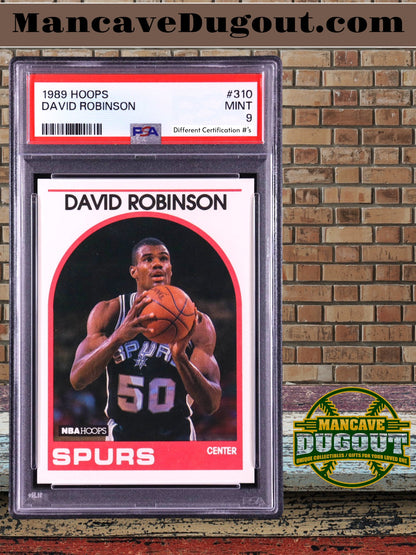1989–90 Hoops David Robinson #310 IA (PSA 9)