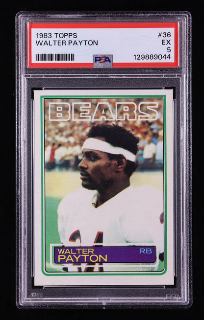 1983 Topps Walter Payton #36 (PSA 5)