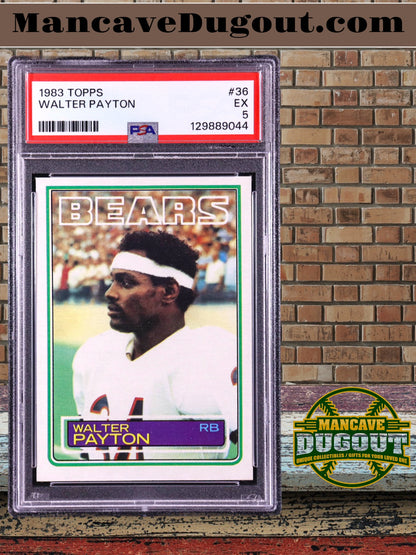 1983 Topps Walter Payton #36 (PSA 5)