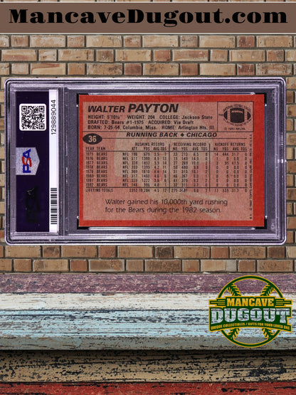 1983 Topps Walter Payton #36 (PSA 5)