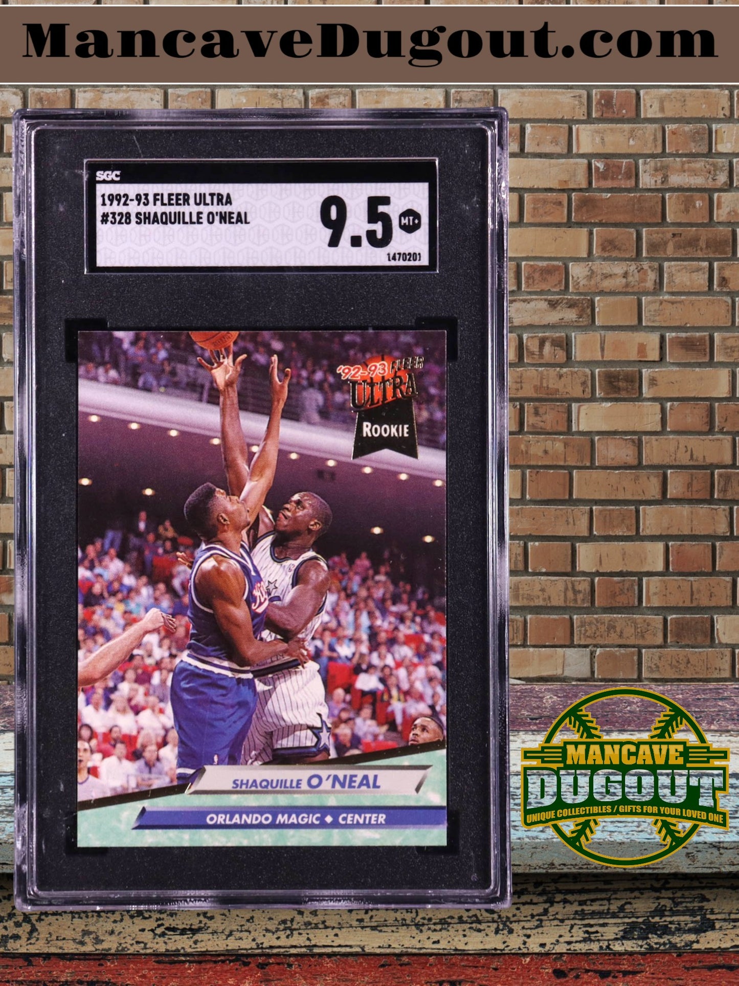 Shaquille O'Neal 1992-93 Fleer Ultra #328 RC (SGC 9.5)