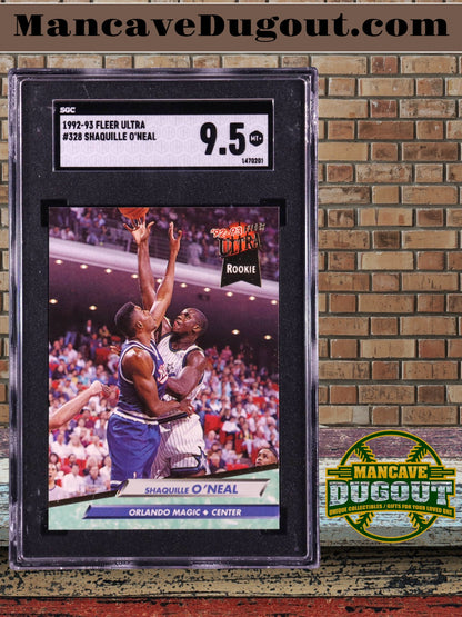 Shaquille O'Neal 1992-93 Fleer Ultra #328 RC (SGC 9.5)