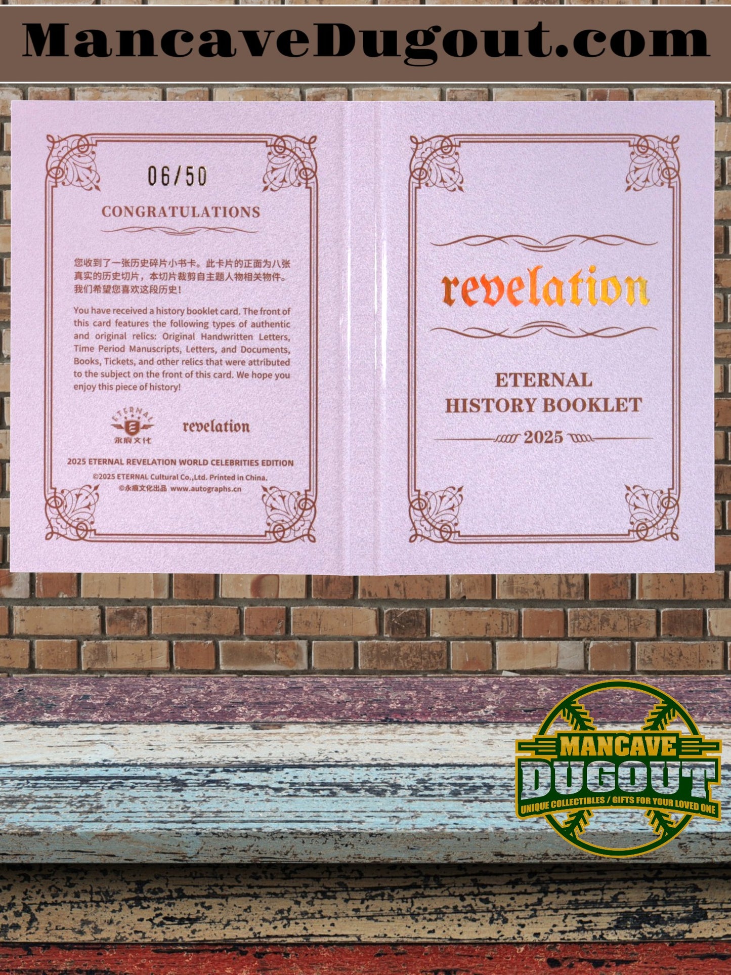 2025 Eternal Revelation – World Artists Edition - DaVinci • Michelangelo • Picasso & More - 6/50