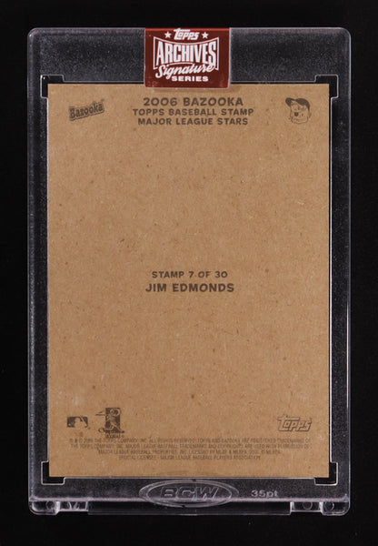 Jim Edmonds 2023 Topps Archives Signature Series (Retired)-1/1 Buyback Autograph – Jim Edmonds (TBD) – Still Factory Sealed