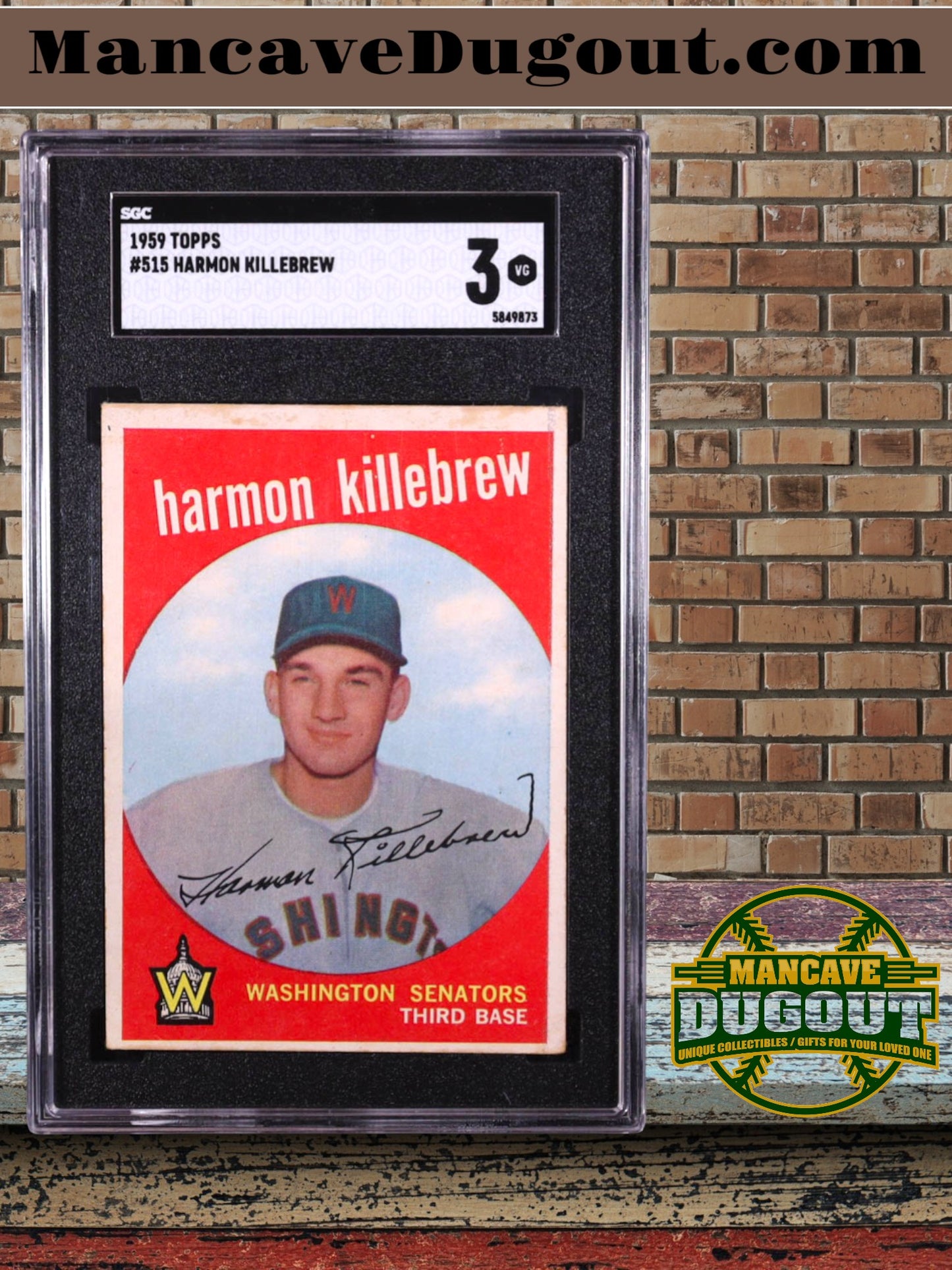 Harmon Killebrew 1959 Topps #515 - SGC 3 (VG)