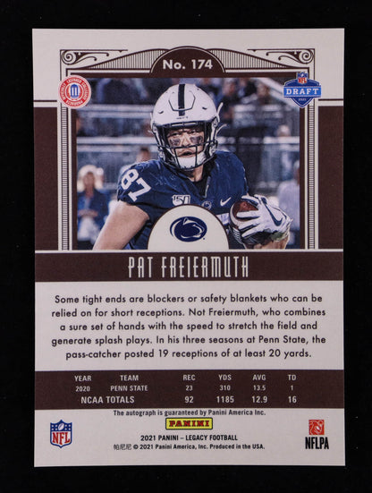 Pat Freiermuth – 2021 Panini Legacy-Rookies Premium Penmanship #174 – Rookie Card (RC)