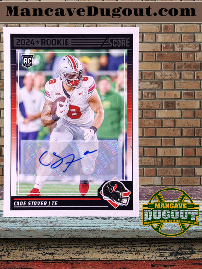 Cade Stover – 2024 Score Signatures #353 - Rookie Card (RC) – Autograph