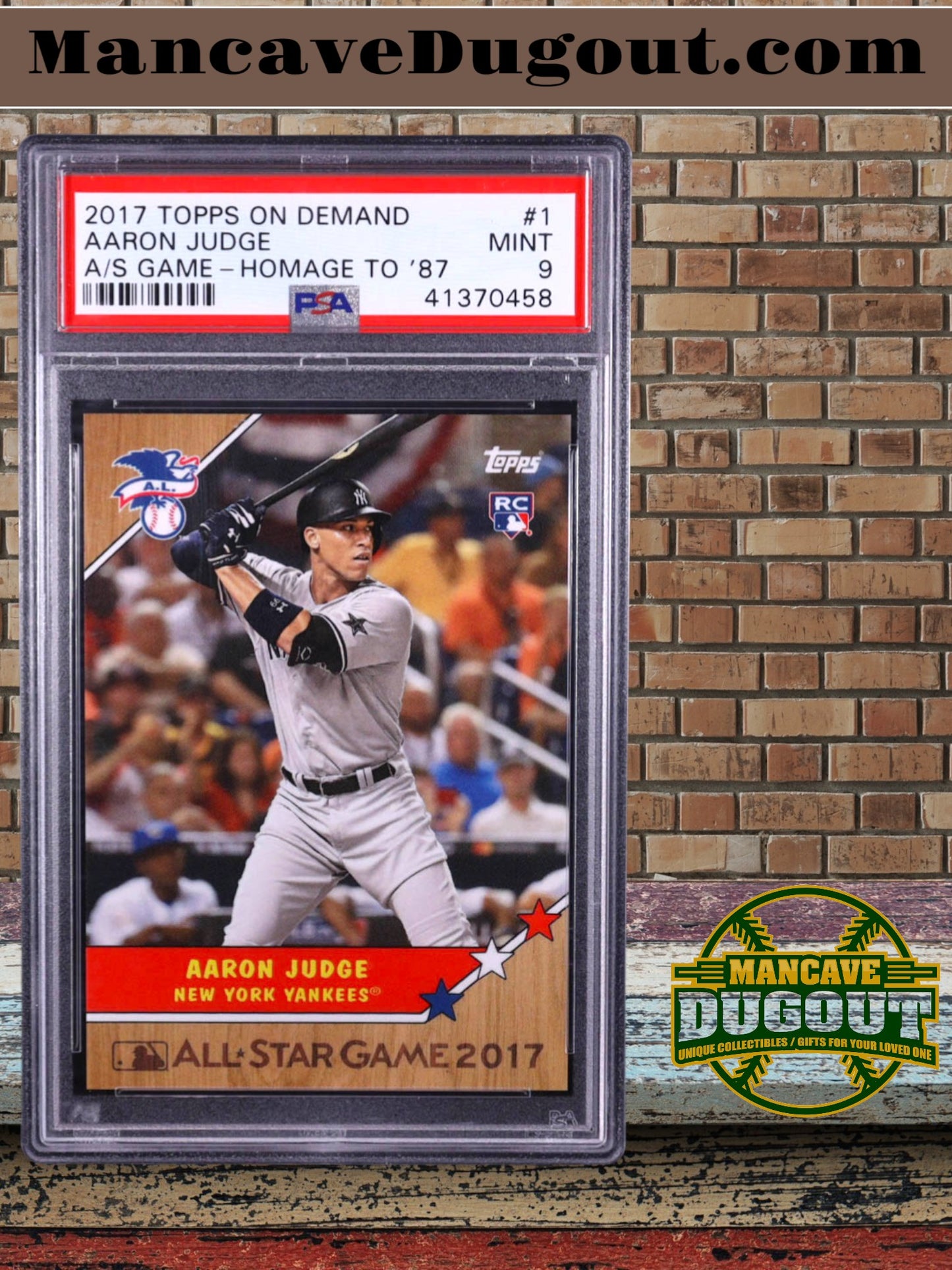 Aaron Judge – 2017 Topps On Demand - MLB All Star Game #1 – Rookie Card (RC) – PSA 9 Mint