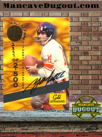 Y.A. Tittle – 1994 Signature Rookies - Gold Standard HOF #HOF21 – Serial #2397/2500