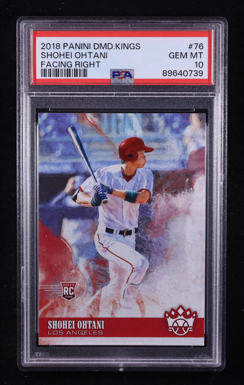 Shohei Ohtani – 2018 Diamond Kings #76 - Rookie Card (RC) – PSA 10 Gem Mint