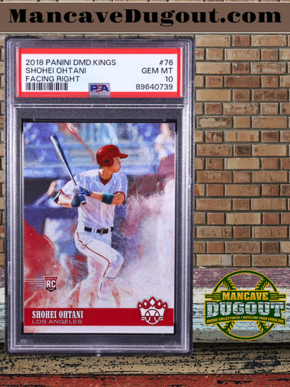 Shohei Ohtani – 2018 Diamond Kings #76 - Rookie Card (RC) – PSA 10 Gem Mint