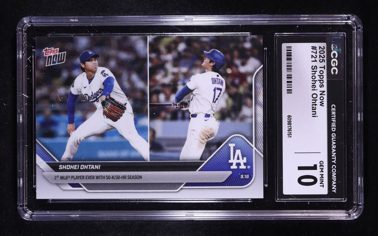 Shohei Ohtani 2025 Topps Now #721 – CGC 10 (Gem Mint)