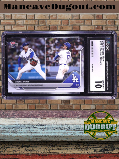 Shohei Ohtani 2025 Topps Now #721 – CGC 10 (Gem Mint)
