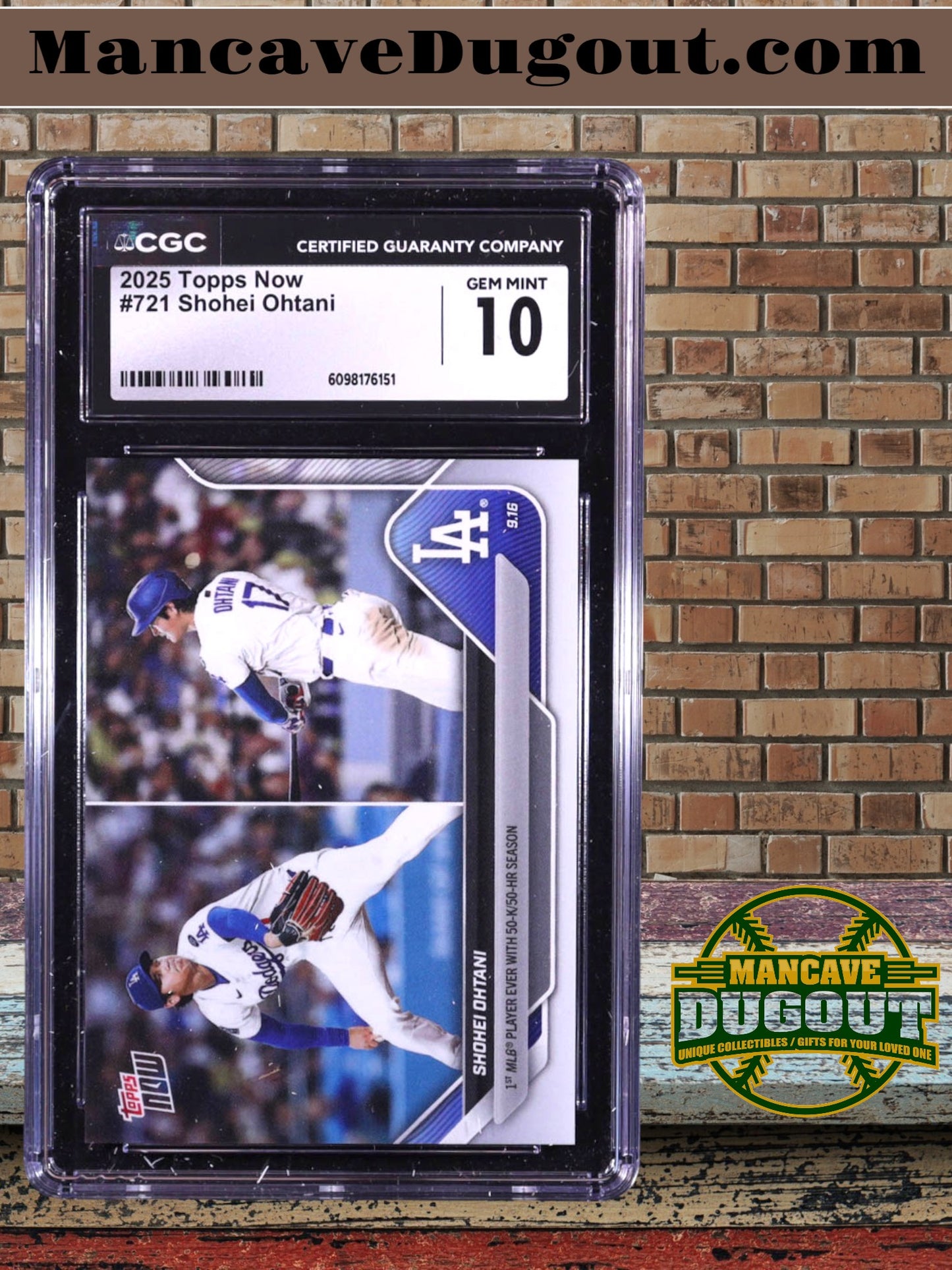 Shohei Ohtani 2025 Topps Now #721 – CGC 10 (Gem Mint)