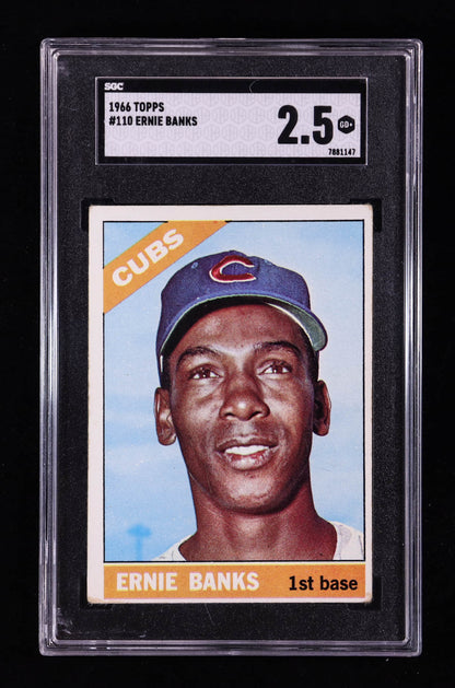 Ernie Banks 1966 Topps #110 - SGC 2.5 (GD+) — Hall of Fame Icon