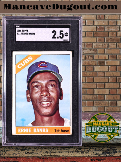 Ernie Banks 1966 Topps #110 - SGC 2.5 (GD+) — Hall of Fame Icon