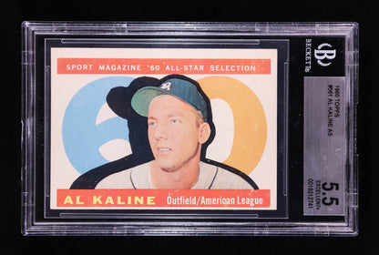 Al Kaline — 1960 Topps All Star - Card #561 — BGS 5.5 (EX+)