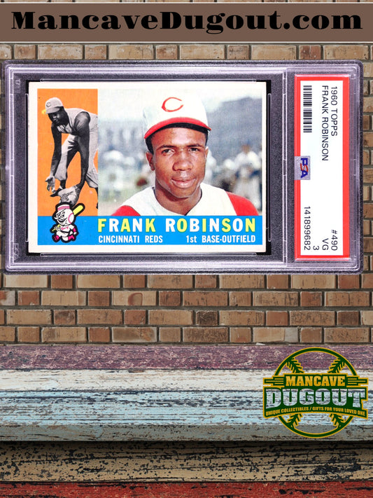 Frank Robinson — 1960 Topps #490 - PSA 3 (VG) — Hall of Fame Legend