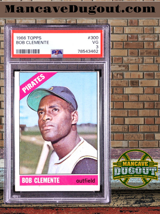 Bob Clemente — 1966 Topps #300 - PSA 3 (VG) — Hall of Fame Icon