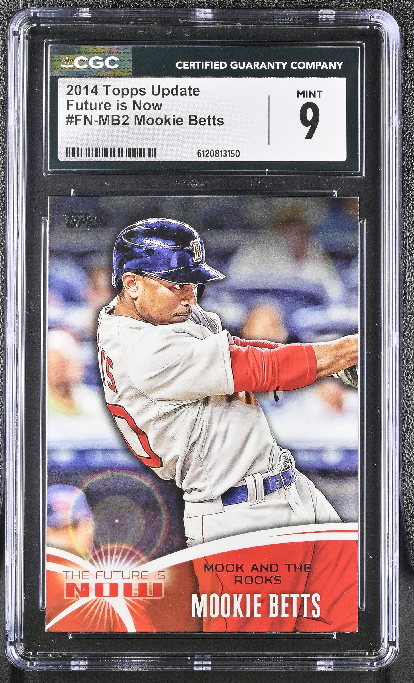 Mookie Betts – 2014 Topps Update - Future Is Now #FN MB2 – Rookie Card - CGC 9 Mint