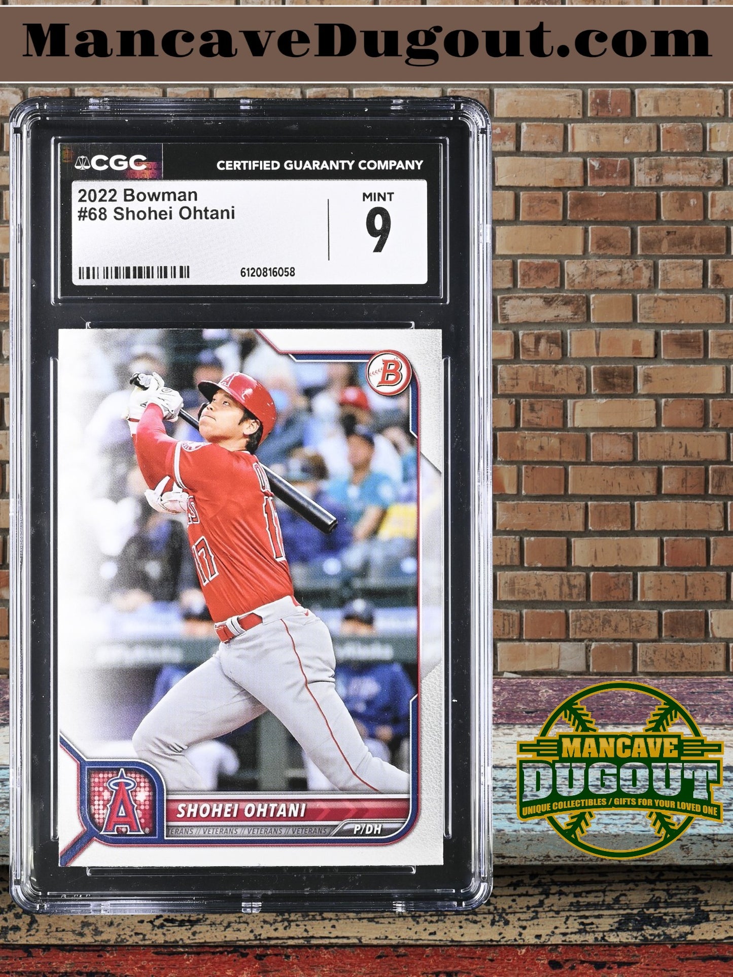 Shohei Ohtani — 2022 Bowman #68 - CGC 9 Mint