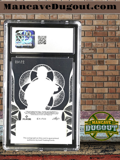 Franklin Arias — 2024 Leaf Trinity-Clear Autographs — Platinum Foil #CA‑FA1-Serial‑Numbered 27/49