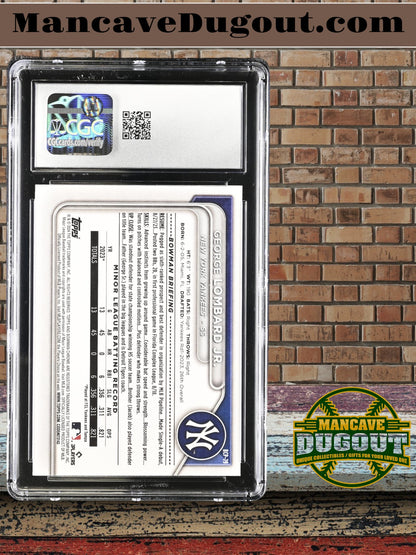 George Lombard Jr. — 2024 Bowman Chrome Prospects - Rookie/Prospect Card #BCP 79 - CGC 10 Gem Mint