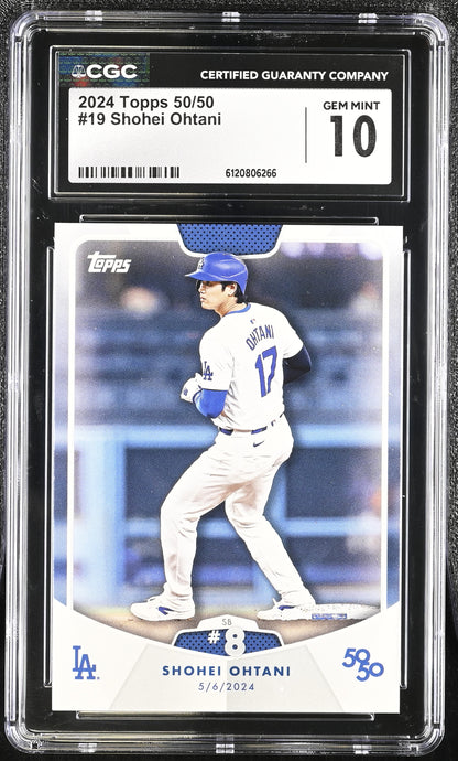 Shohei Ohtani — 2024 Topps 5050 - Card #19 - CGC 10 Gem Mint