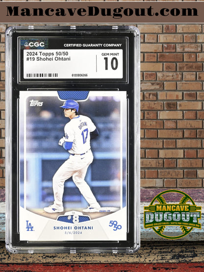 Shohei Ohtani — 2024 Topps 5050 - Card #19 - CGC 10 Gem Mint