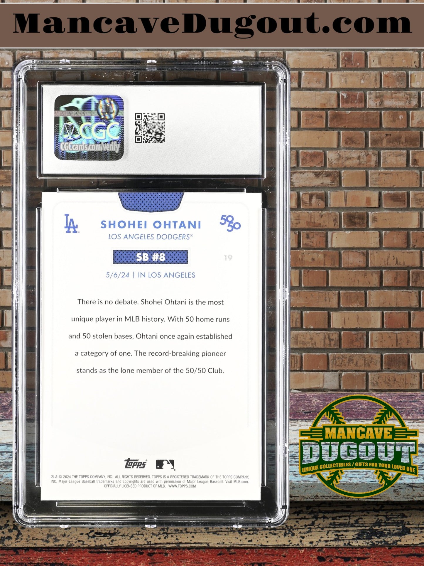 Shohei Ohtani — 2024 Topps 5050 - Card #19 - CGC 10 Gem Mint