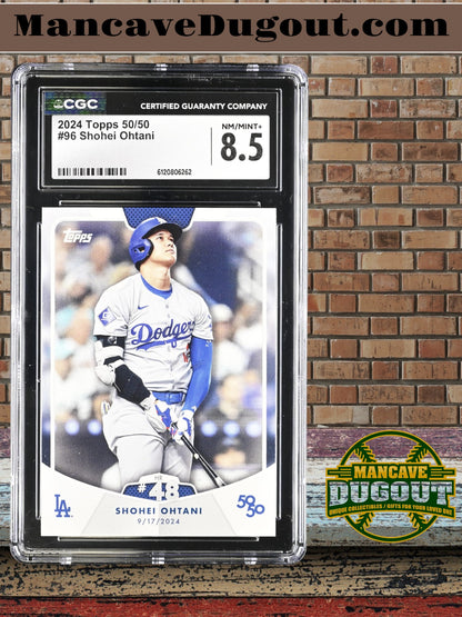 Shohei Ohtani — 2024 Topps 50/50 - Card #96 - CGC 8.5