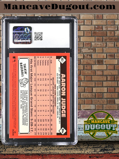 Aaron Judge — 2021 Topps Chrome - ’86 Topps Baseball Insert - #86BC1 - CGC 10 Gem Mint