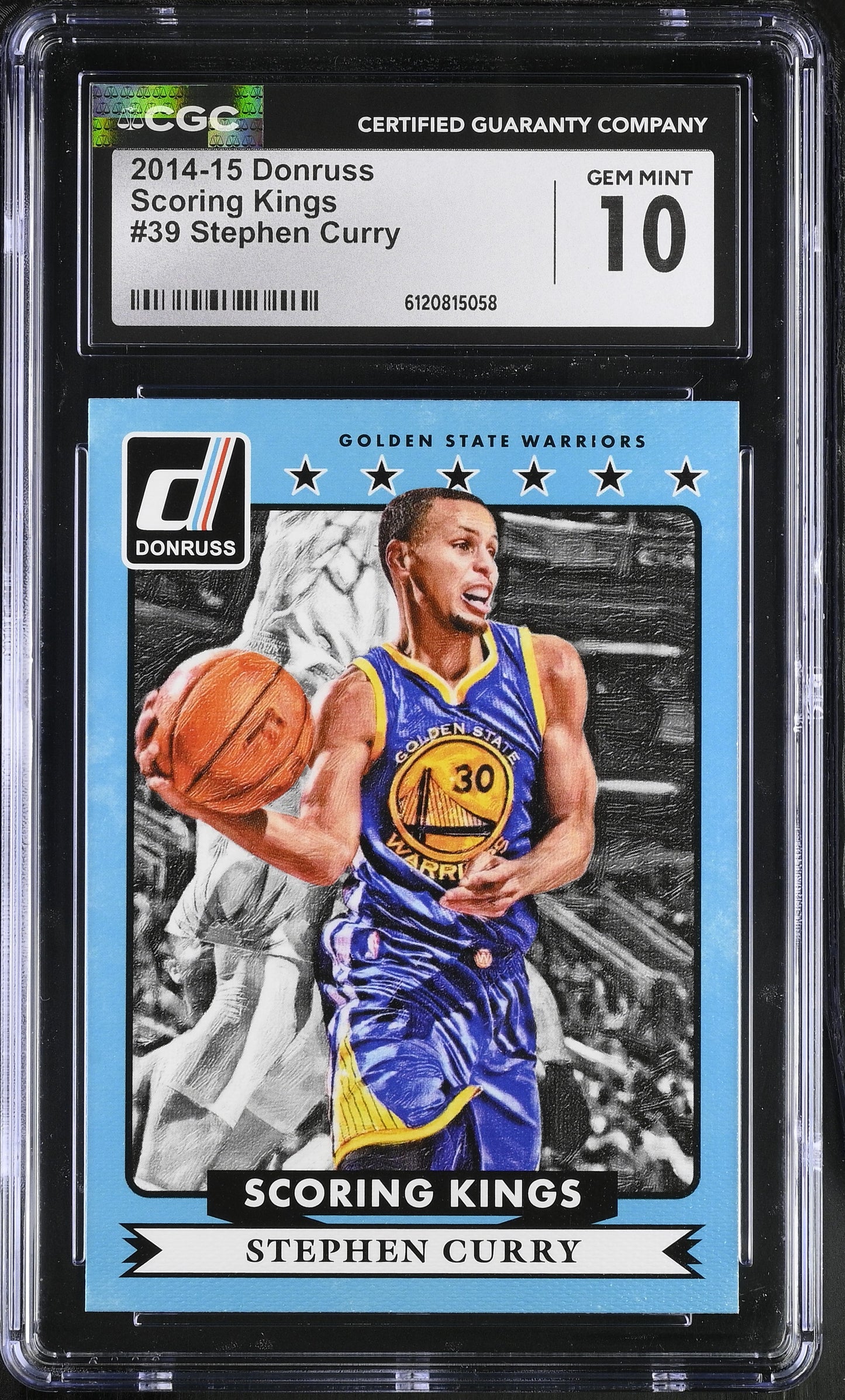 Stephen Curry – 2014 15 Donruss  Scoring Kings #39 (CGC 10 Gem Mint)