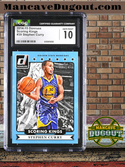 Stephen Curry – 2014 15 Donruss  Scoring Kings #39 (CGC 10 Gem Mint)