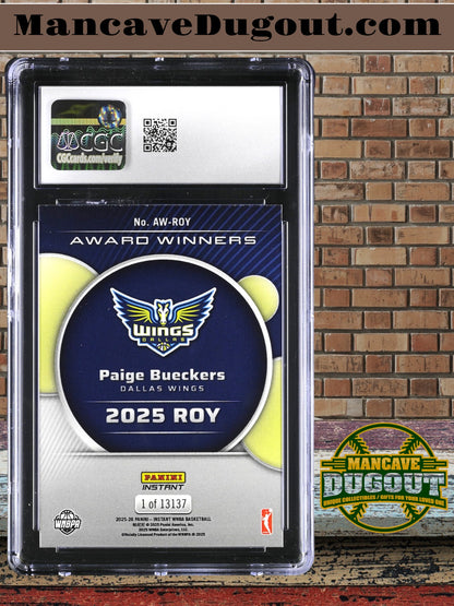 Paige Bueckers 2025 26 Panini Instant - Award Winners – Rookie of the Year (ROY) #AW ROY RC