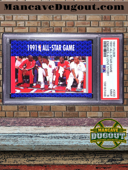 Michael Jordan — 1991 92 Fleer #233 - “’91 All Star Game – Enemies: A Love Story” PSA 9 Mint