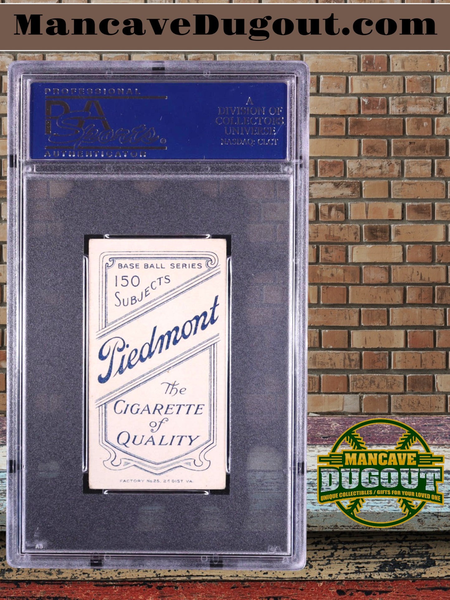 Fred Tenney — 1909–11 T206 - Boston Nationals — Card #483 - Graded PSA 3 (Very Good)