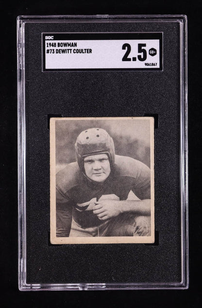Tex Coulter — 1948 Bowman #73 RC - SGC 2.5 (Good+) - Classic Post War Rookie Card