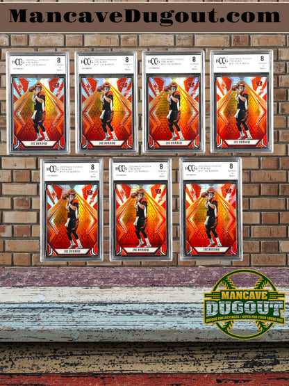 Joe Burrow 2020 Panini Phoenix Fire Burst #101 Rookie Card – BCCG 8