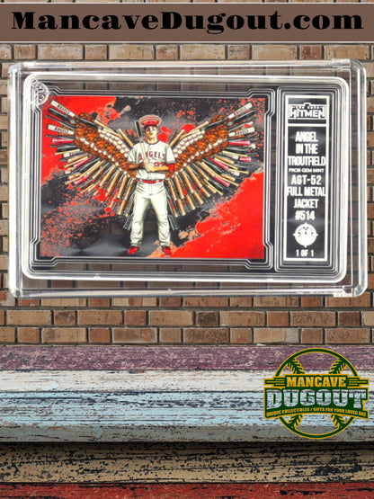 Mike Trout – Angel In The Troutfield – Full Metal Jacket - 2026 The Case Hitmen • Artist Proof 1/1
