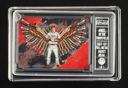 Mike Trout – Angel In The Troutfield – Full Metal Jacket - 2026 The Case Hitmen • Artist Proof 1/1