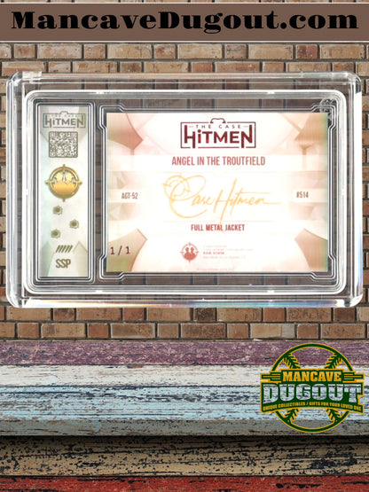Mike Trout – Angel In The Troutfield – Full Metal Jacket - 2026 The Case Hitmen • Artist Proof 1/1