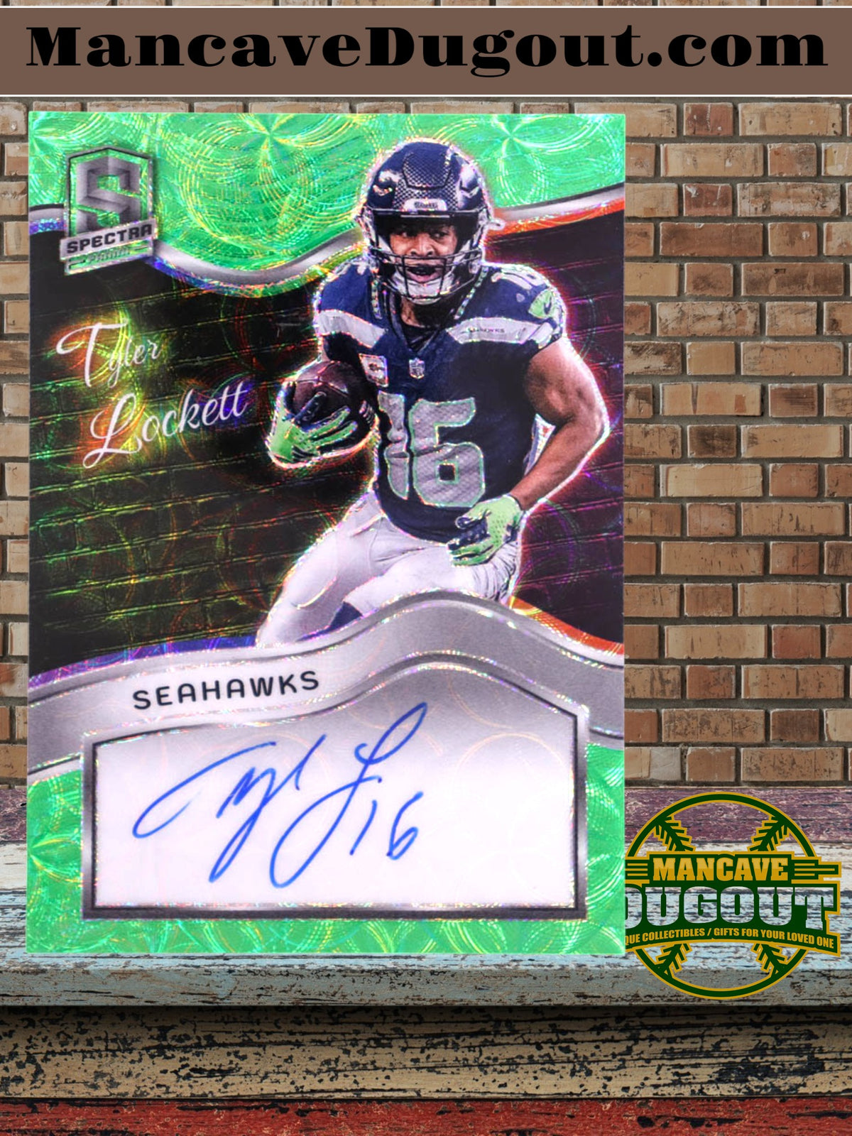 Tyler Lockett 2024 Panini Spectra Colorgraphs Neon Green #TLT – 09/35