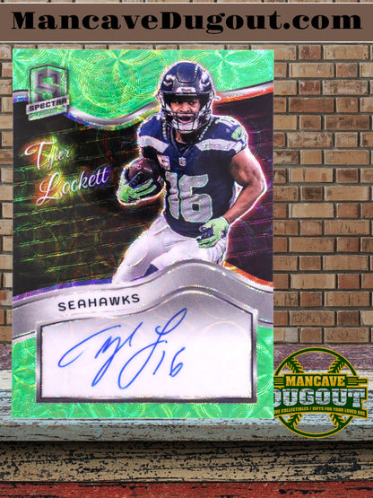 Tyler Lockett 2024 Panini Spectra Colorgraphs Neon Green #TLT – 09/35
