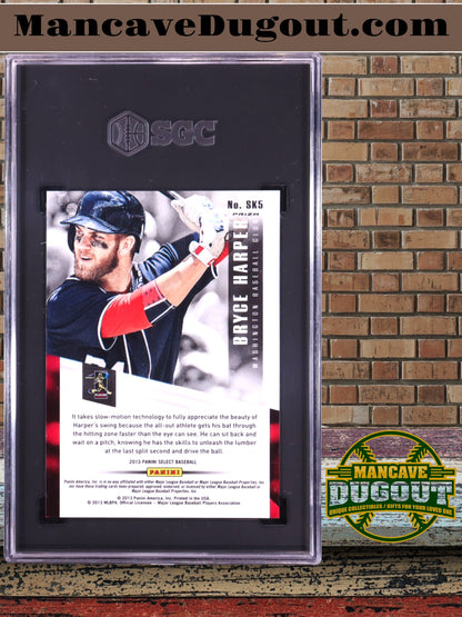 Bryce Harper — 2013 Panini Select Baseball - Skills — Prizm Silver #5 - SGC 9.5 — Gem Mint Level Shine