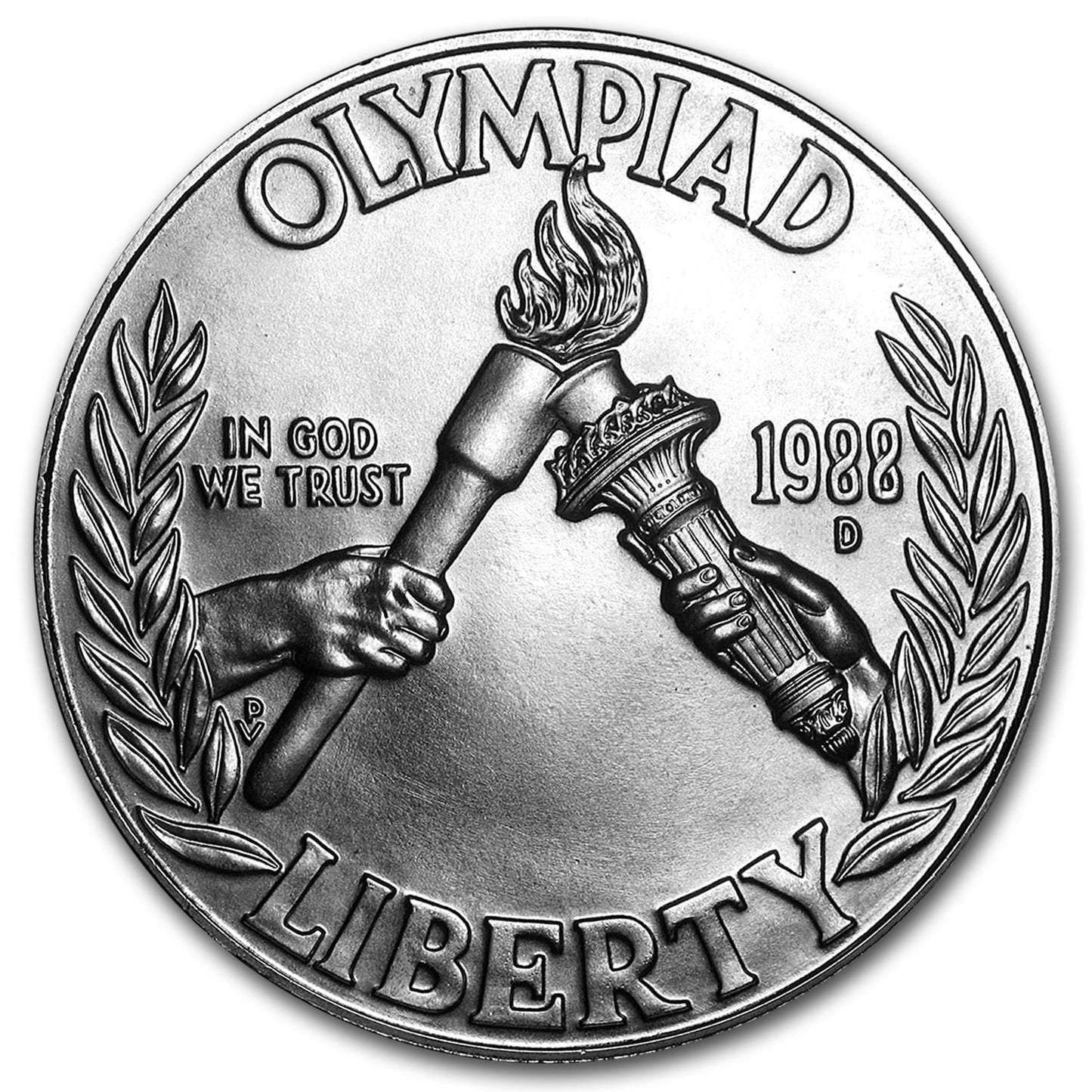 1988-S Olympic $1 Silver Commemorative Uncirculated (w/Box & COA)