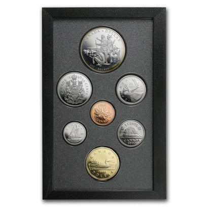 1990 Canada Double Dollar Proof Set Royal Canadian Mint