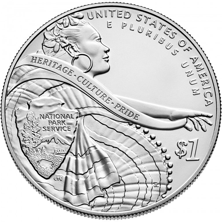 2016 - 100th Anniversary of the National Park Service Proof Silver Dollar - Philadelphia (P)