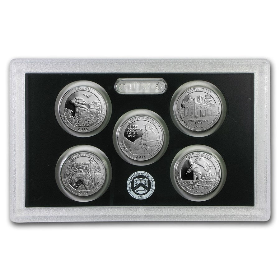 2016-S U.S. MINT SILVER PROOF SET Complete Set 13 Coins OGP & COA