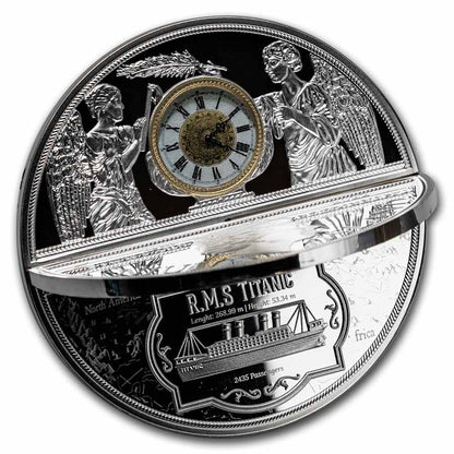 2022 Niue 110th Anniversary of the Titanic Sinking 3D Colorized 2 oz Silver Coin